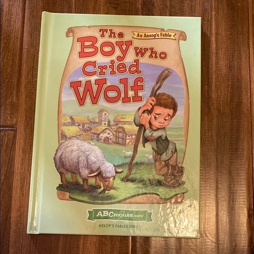 The Boy Who Cried Wolf Book - Green Cover - Used